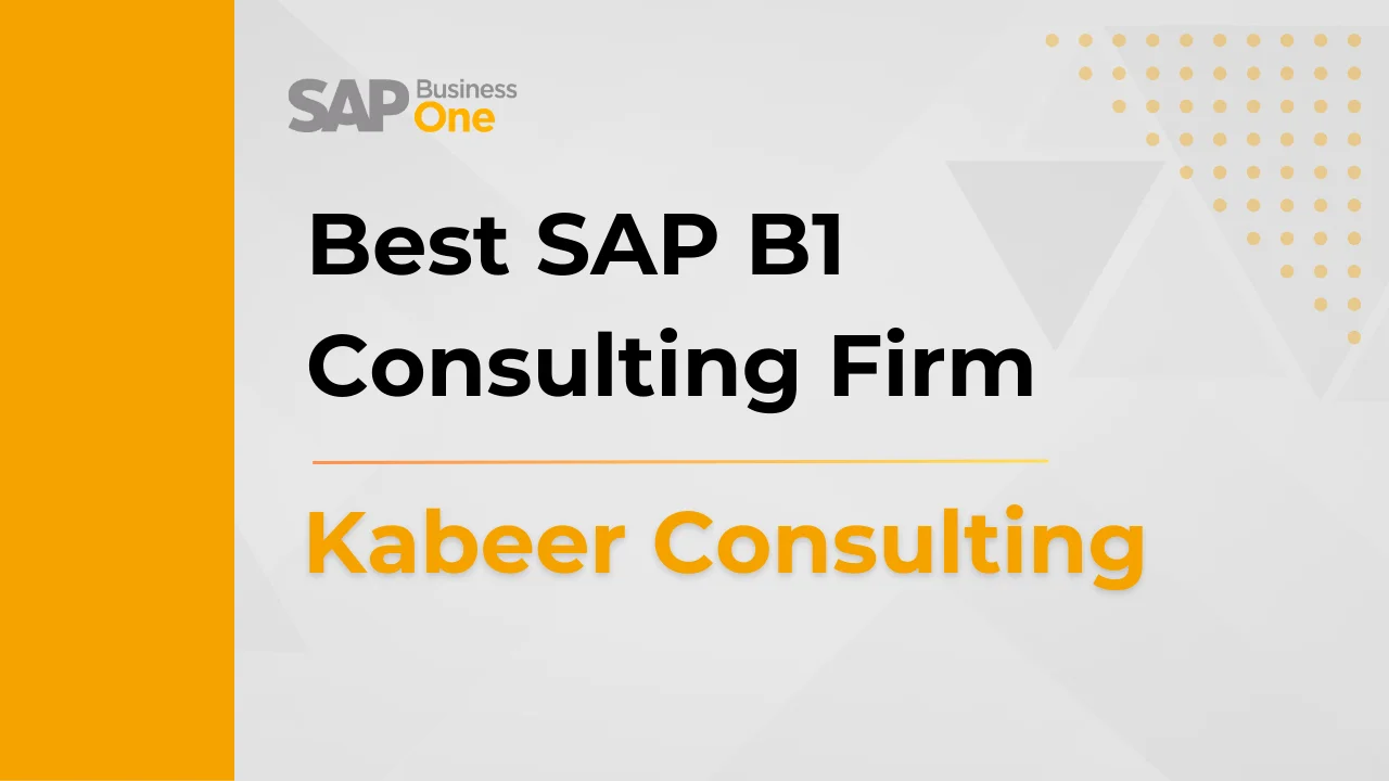Best SAP B1 Consulting Firm