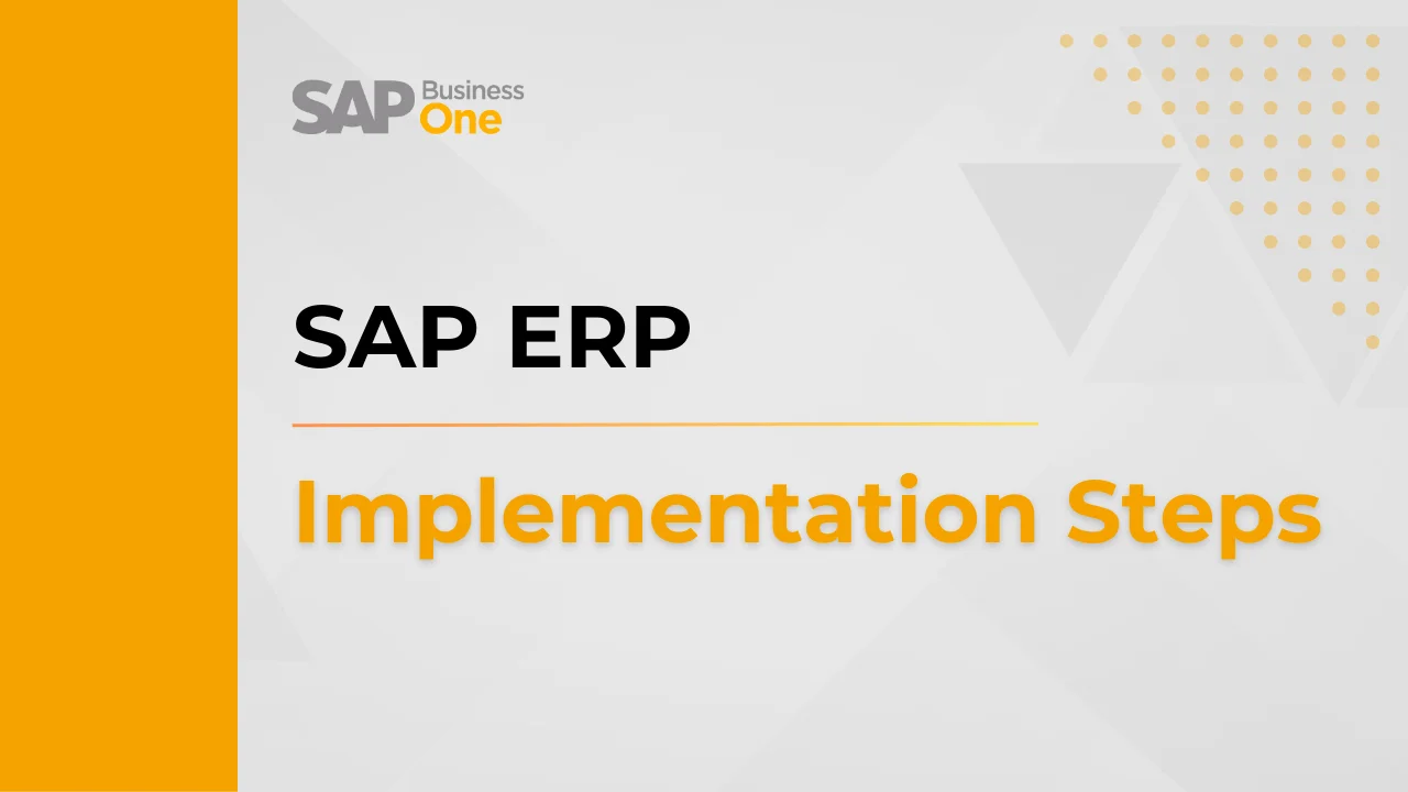 sap erp implementation steps